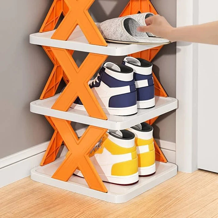 Sleek, Sturdy DIY 5-Layer Shoe Rack – Space-Saving, Waterproof & Easy Assembly for Just ₹399!