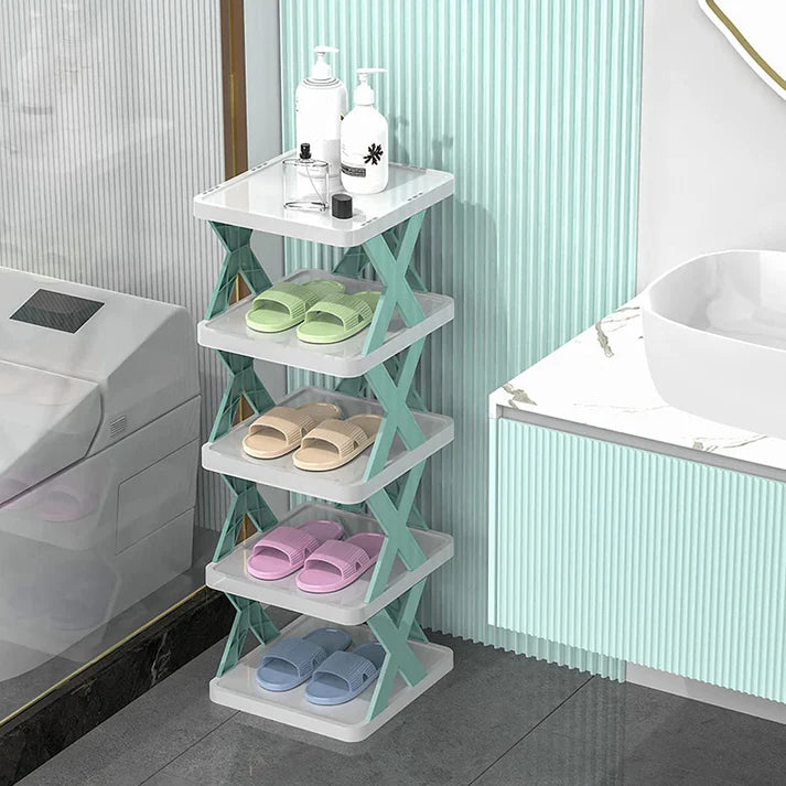 Sleek, Sturdy DIY 5-Layer Shoe Rack – Space-Saving, Waterproof & Easy Assembly for Just ₹399!
