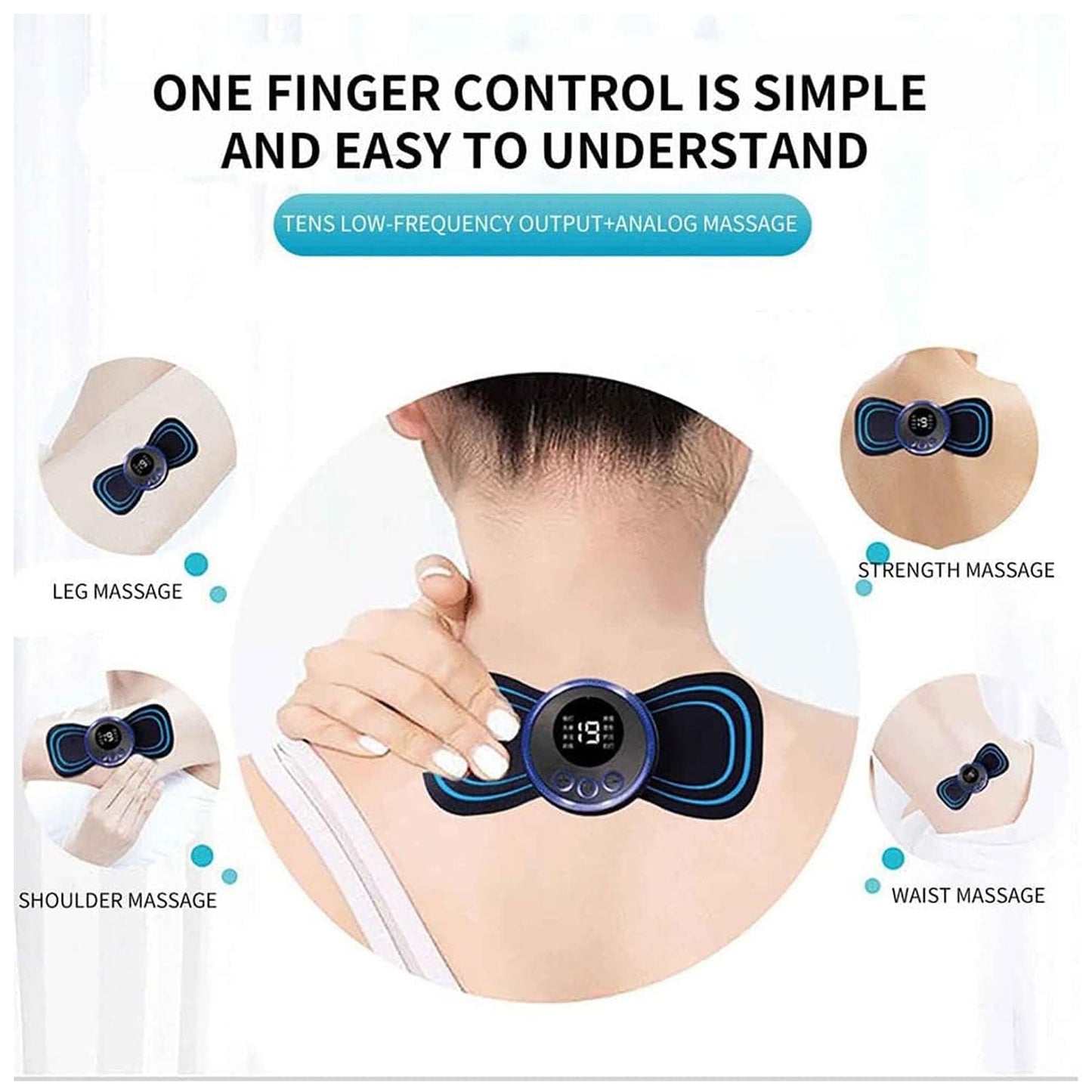 Neck Zen Pro – Mini EMS Massager for Deep Relaxation & Pain Relief- Flat 50% OFF
