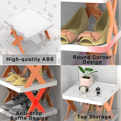 Sleek, Sturdy DIY 5-Layer Shoe Rack – Space-Saving, Waterproof & Easy Assembly for Just ₹399!