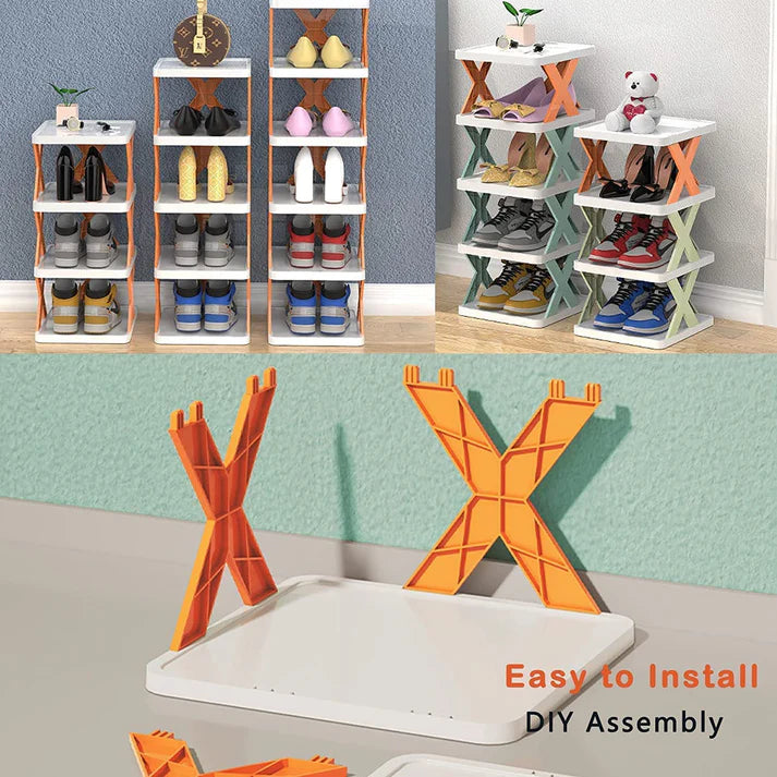 Sleek, Sturdy DIY 5-Layer Shoe Rack – Space-Saving, Waterproof & Easy Assembly for Just ₹399!