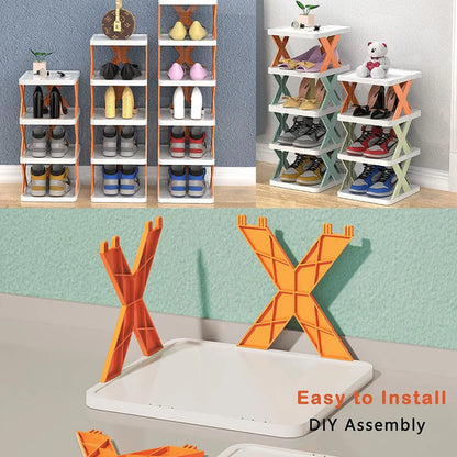 Sleek, Sturdy DIY 5-Layer Shoe Rack – Space-Saving, Waterproof & Easy Assembly for Just ₹399!