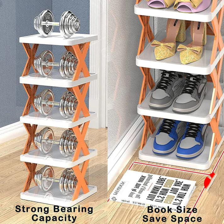 Sleek, Sturdy DIY 5-Layer Shoe Rack – Space-Saving, Waterproof & Easy Assembly for Just ₹399!